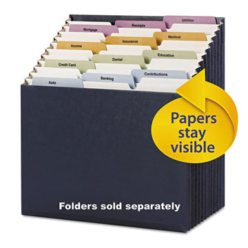 Smead® Stadium File, 12 Sections, 1-12-cut Tab, Letter Size, Navy freeshipping - TVN Wholesale